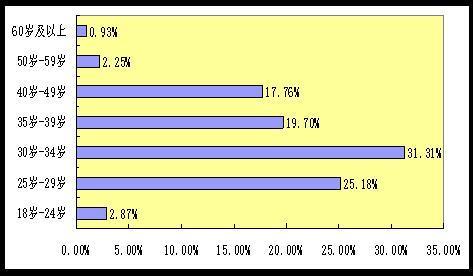 消费人群年龄段占比