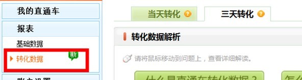 淘宝直通车转换率